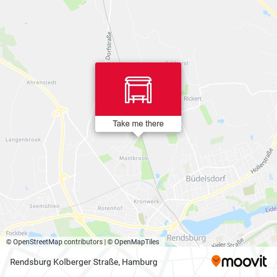 Rendsburg Kolberger Straße map