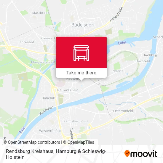 Rendsburg Kreishaus map