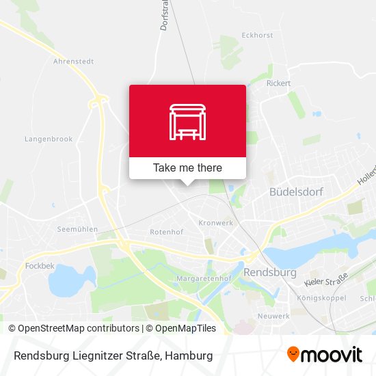 Rendsburg Liegnitzer Straße map