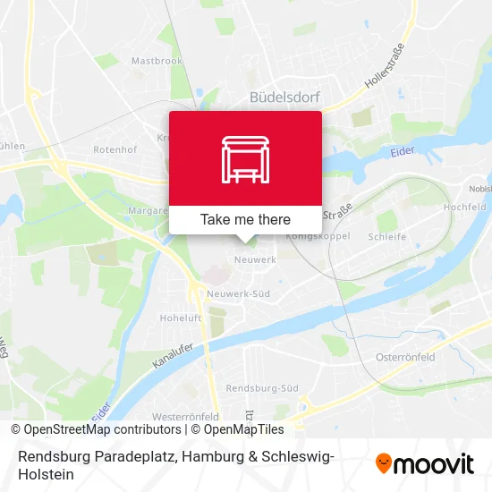 Rendsburg Paradeplatz map