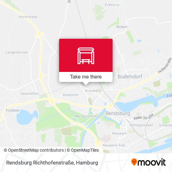 Rendsburg Richthofenstraße map