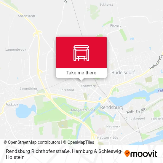 Rendsburg Richthofenstraße map