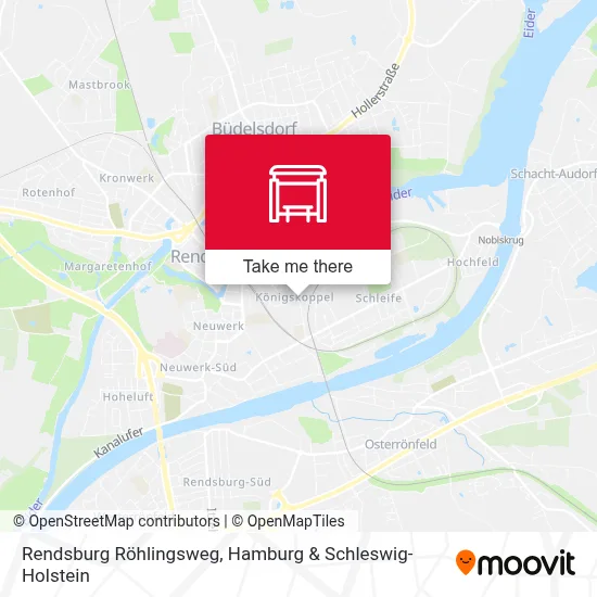 Rendsburg Röhlingsweg map
