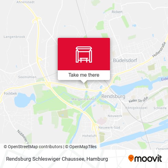 Карта Rendsburg Schleswiger Chaussee