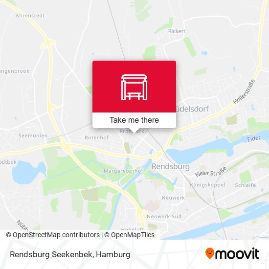 Rendsburg Seekenbek map