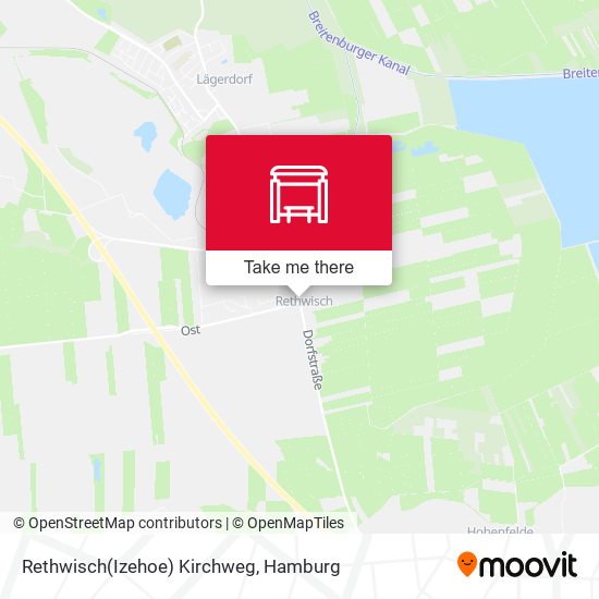 Rethwisch(Izehoe) Kirchweg map