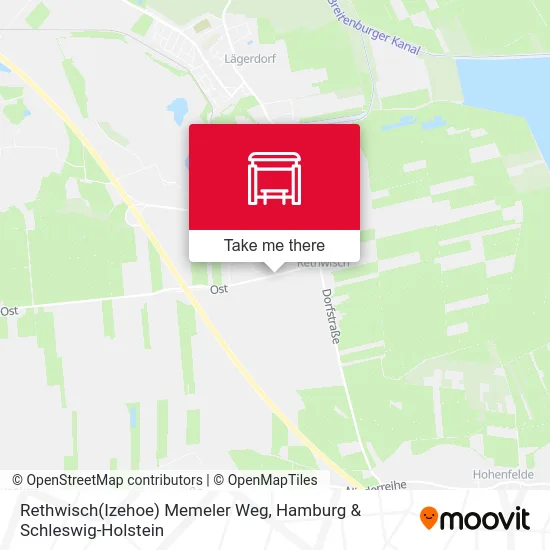 Карта Rethwisch(Izehoe) Memeler Weg