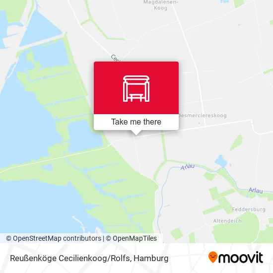 Карта Reußenköge Cecilienkoog/Rolfs