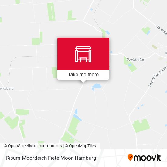 Risum-Moordeich Fiete Moor map