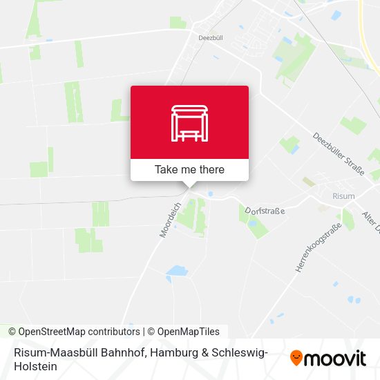 Risum-Maasbüll Bahnhof map