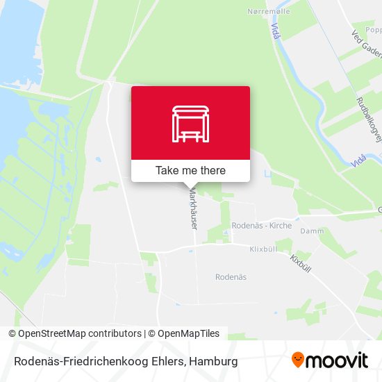 Rodenäs-Friedrichenkoog Ehlers map