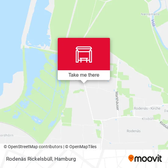 Карта Rodenäs Rickelsbüll