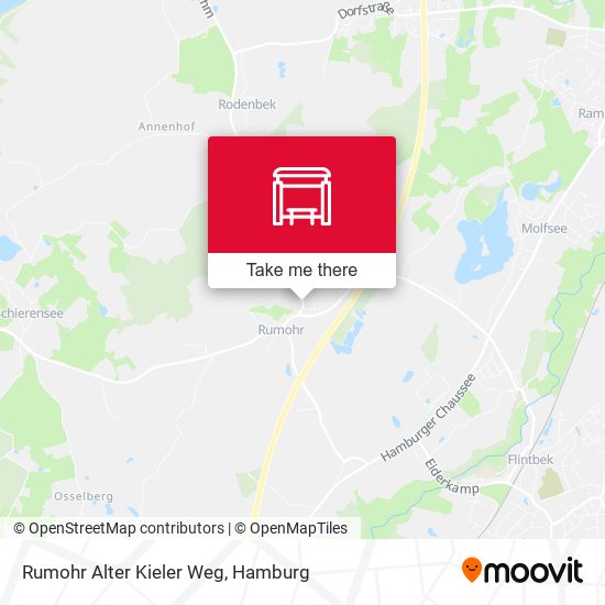 Rumohr Alter Kieler Weg map