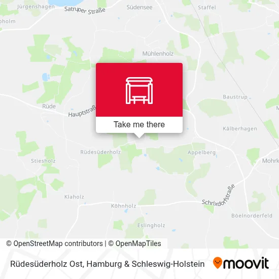 Rüdesüderholz Ost map