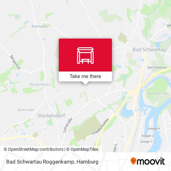 Bad Schwartau Roggenkamp map