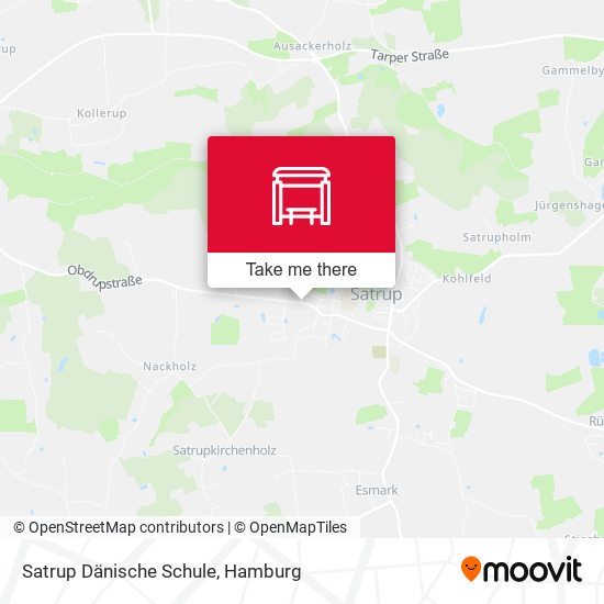 Satrup Dänische Schule map