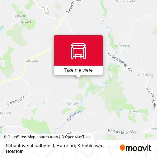 Карта Schaalby Schaalbyfeld