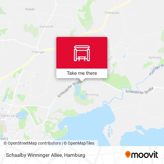 Карта Schaalby Winninger Allee