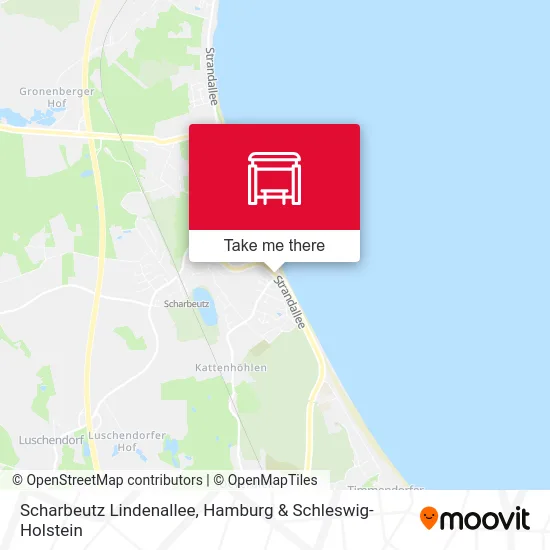 Карта Scharbeutz Lindenallee