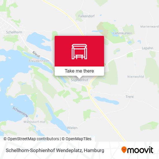 Schellhorn-Sophienhof Wendeplatz map