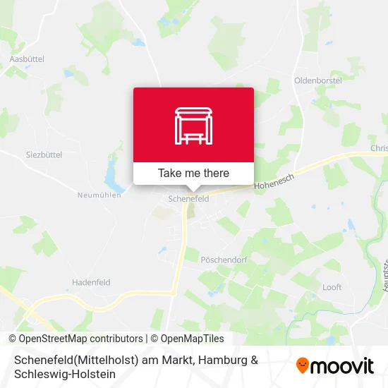 Карта Schenefeld(Mittelholst) am Markt