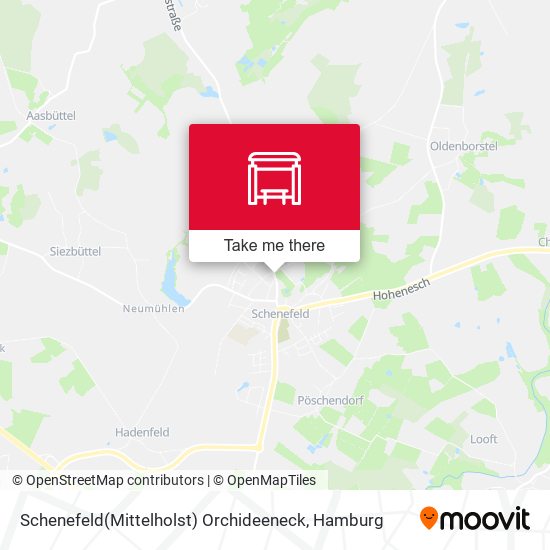 Schenefeld(Mittelholst) Orchideeneck map