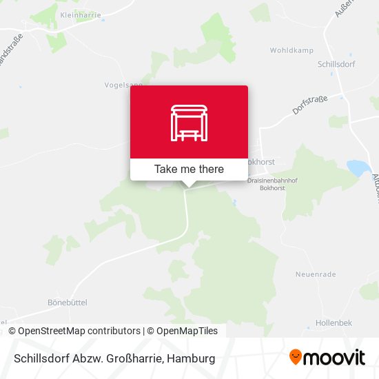 Schillsdorf Abzw. Großharrie map