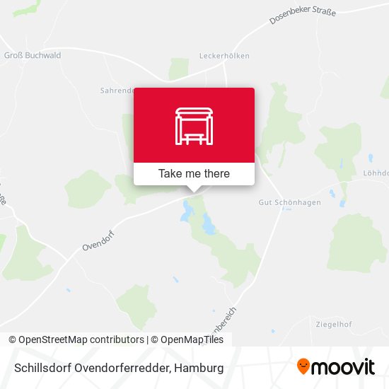 Schillsdorf Ovendorferredder map