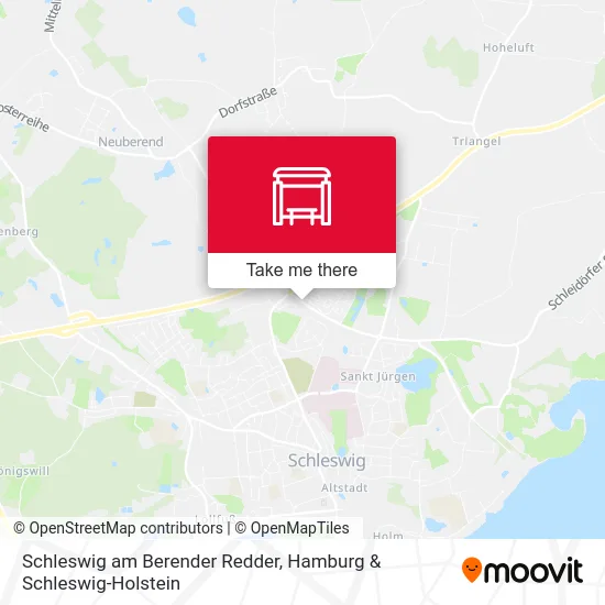 Карта Schleswig am Berender Redder