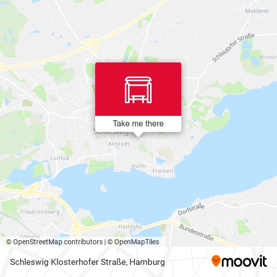 Schleswig Klosterhofer Straße map