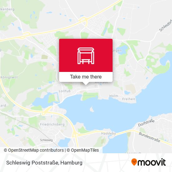 Schleswig Poststraße map