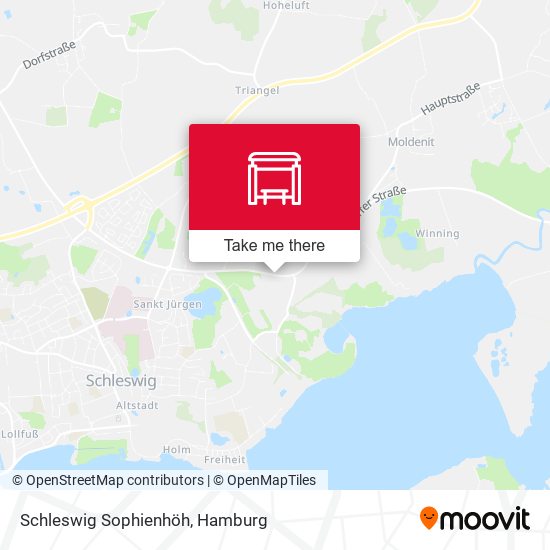 Schleswig Sophienhöh map