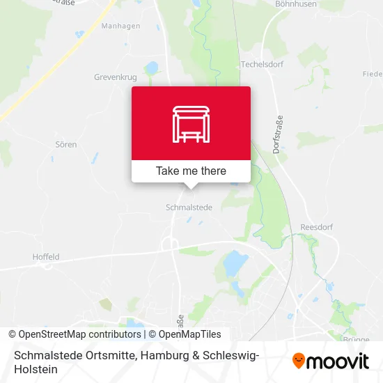 Карта Schmalstede Ortsmitte