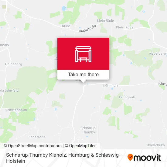 Карта Schnarup-Thumby Klaholz