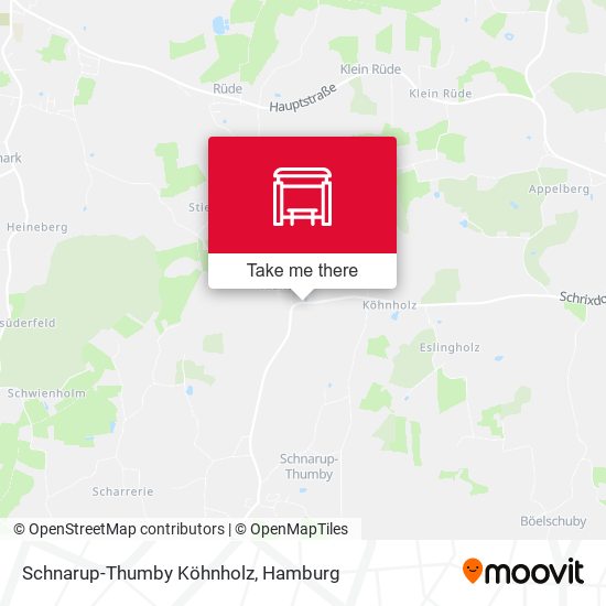 Schnarup-Thumby Köhnholz map