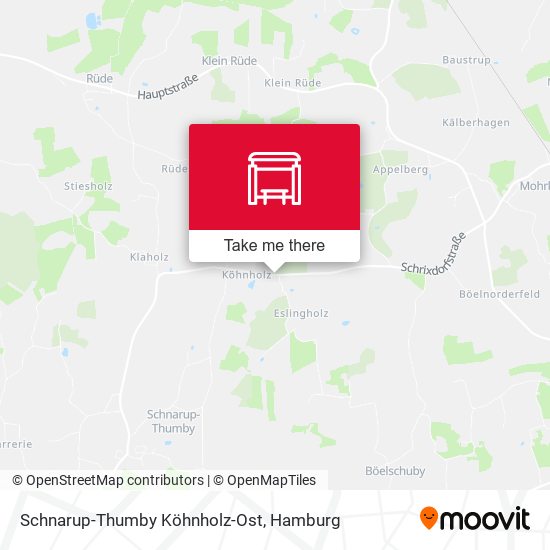 Schnarup-Thumby Köhnholz-Ost map