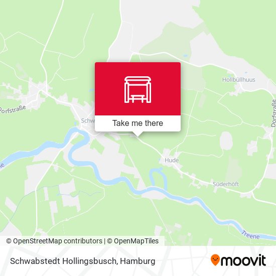 Schwabstedt Hollingsbusch map