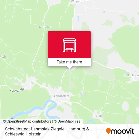 Карта Schwabstedt-Lehmsiek Ziegelei