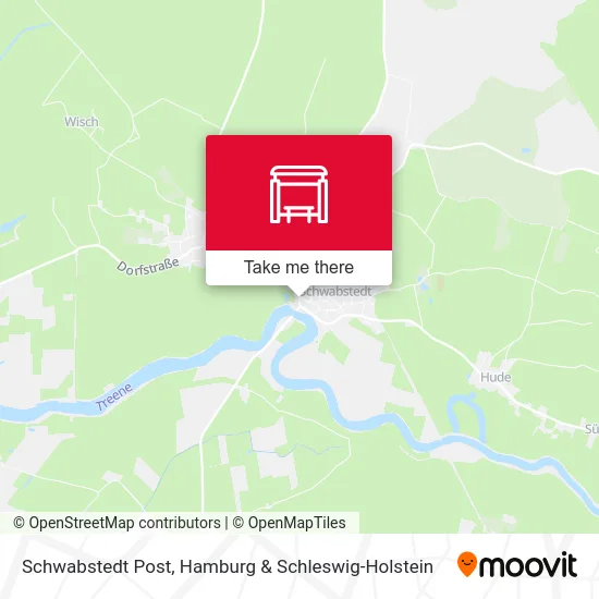 Карта Schwabstedt Post