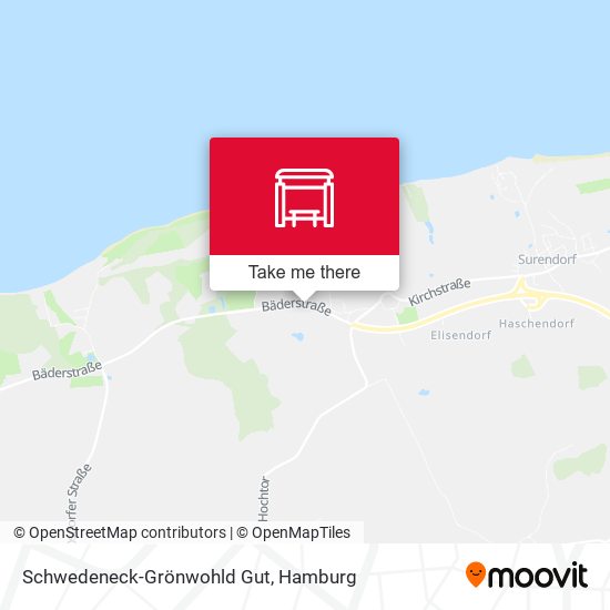 Schwedeneck-Grönwohld Gut map