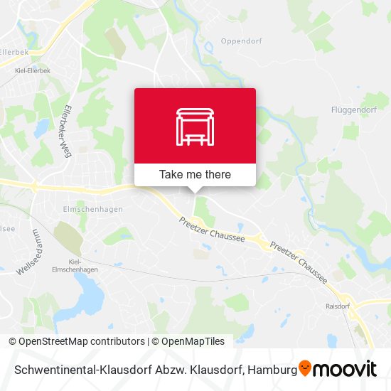 Schwentinental-Klausdorf Abzw. Klausdorf map