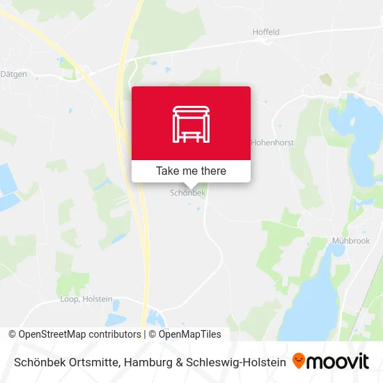 Карта Schönbek Ortsmitte