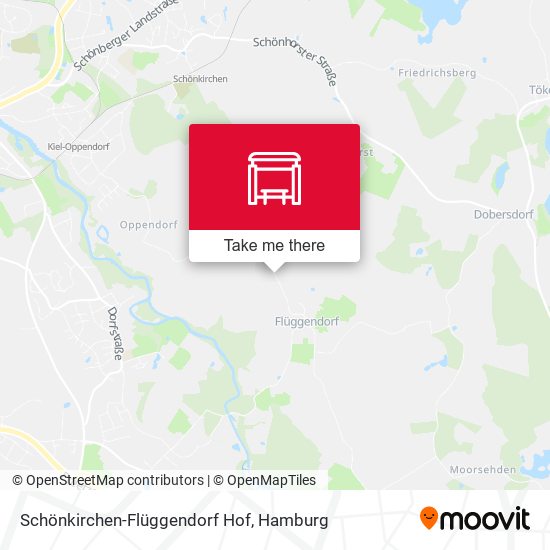 Schönkirchen-Flüggendorf Hof map