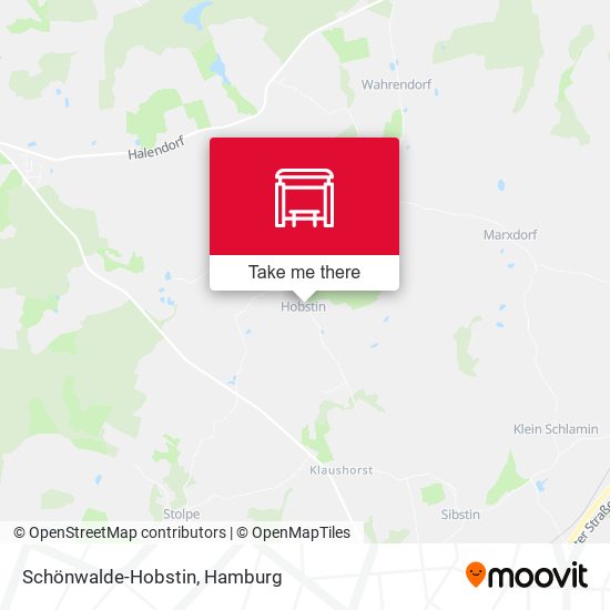 Schönwalde-Hobstin map