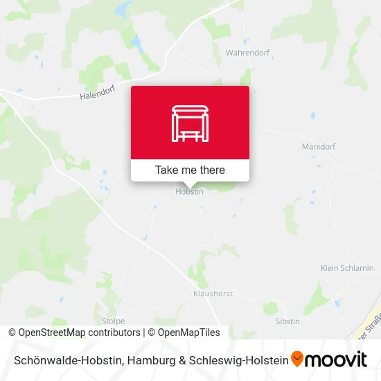 Карта Schönwalde-Hobstin