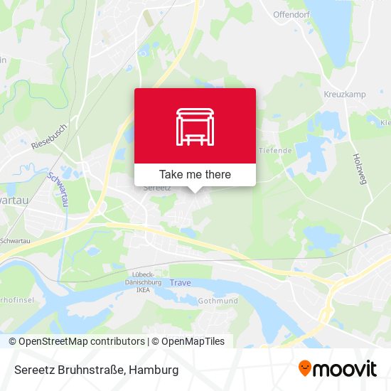 Sereetz Bruhnstraße map