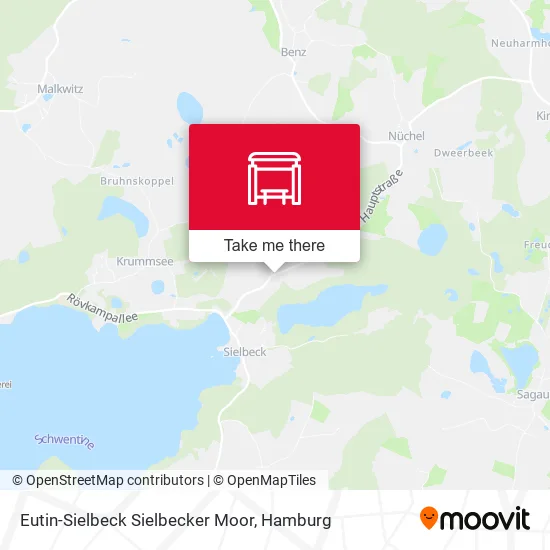 Карта Eutin-Sielbeck Sielbecker Moor