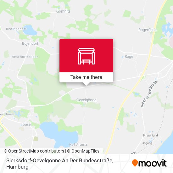 Sierksdorf-Oevelgönne An Der Bundesstraße map