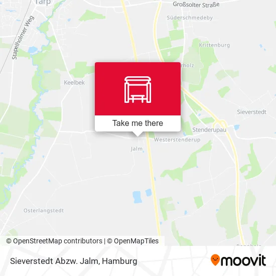 Карта Sieverstedt Abzw. Jalm