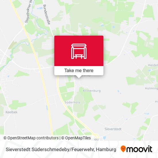 Sieverstedt Süderschmedeby / Feuerwehr map